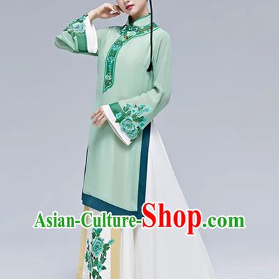 Qing Feng Xu Lai Performance Clothing Women Group Dance Costume Chinese Classical Dance Dress