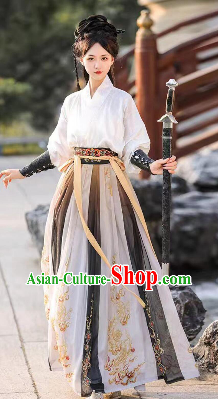 Chinese Song Dynasty Hanfu Traditional Wuxia Costumes Embroidery Swordswoman Clothing Chinese Song Dynasty Hanfu Traditional Wuxia Costumes Embroidery Swordswoman Clothing