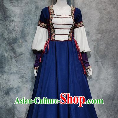Russian Ethnic Medieval Traditional Costume Rental European Performance Show Attire