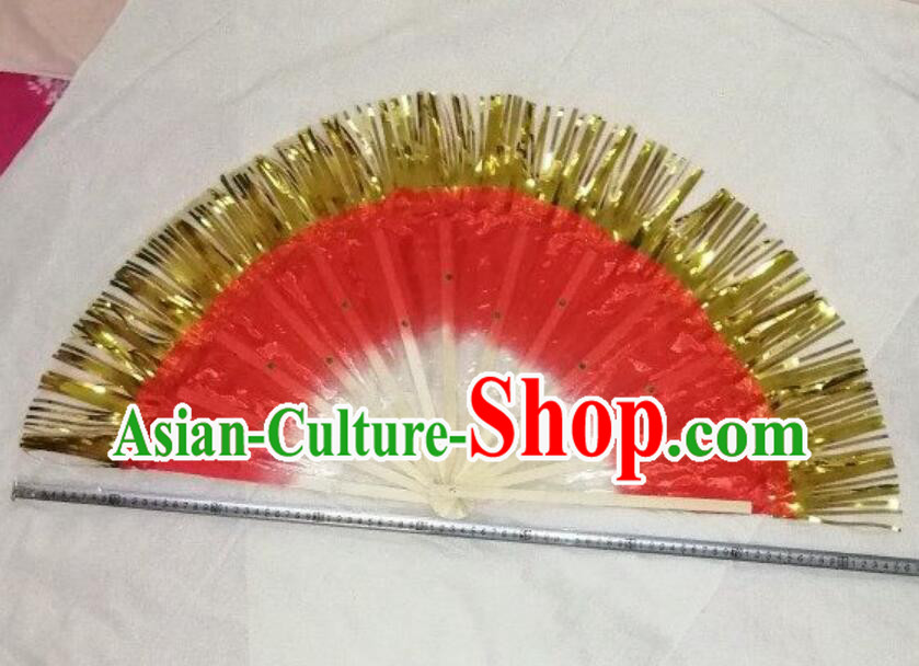 Chinese Folk Dance Fan Gold Tassel Fan Fan Dance Prop Square Dance Thread Fan Chinese Folk Dance Fan Gold Tassel Fan Fan Dance Prop Square Dance Thread Fan