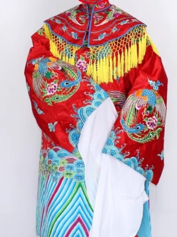 Chinese Peking Opera Imperial Consort Embroidered Robe Traditional Princess Red Dress Chinese Peking Opera Imperial Consort Embroidered Robe Traditional Princess Red Dress