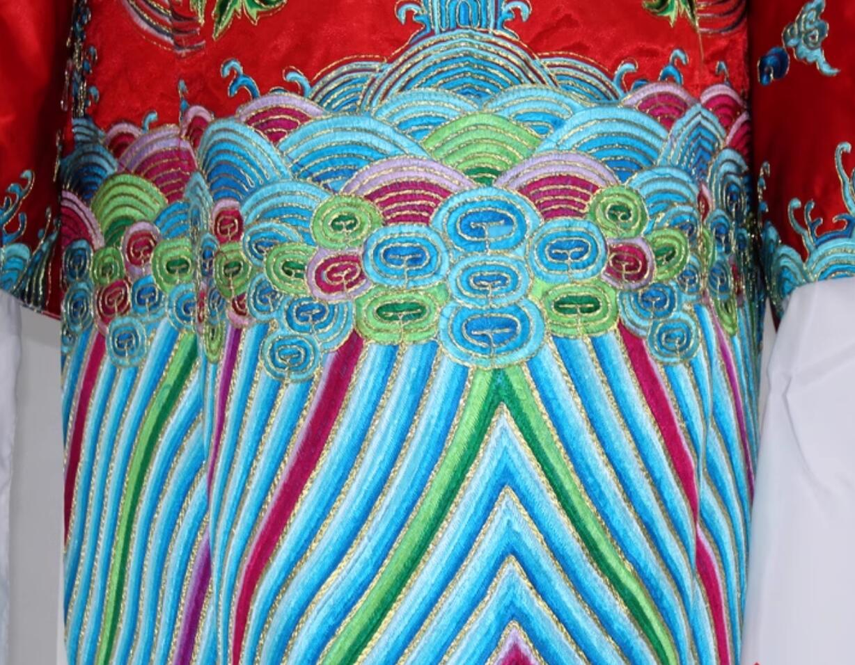 Chinese Peking Opera Imperial Consort Embroidered Robe Traditional Princess Red Dress Chinese Peking Opera Imperial Consort Embroidered Robe Traditional Princess Red Dress