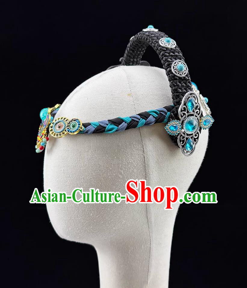 Mongolian Dance Headpiece Mongolian Ethnic Folk Dance Hair Jewelry