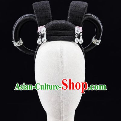 Children Dance Headdress Chinese Classical Dance Hanfu Show Wig