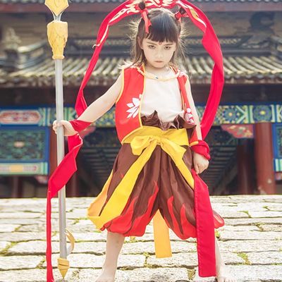 Chinese Nezha Warframe Costumes China Ne Zha Movie Costume Asian Traditional Na Zha Reborn Clothing and Props Complete Set for Kids and Adults