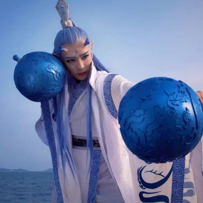Chinese Nezha Reborn Movie Dragon Prince Aobing Character Costumes China Ne Zha Rebirth Movie Ao Bing Costume Asian Traditional Na Zha Reborn Dragon Royal Prince Clothes