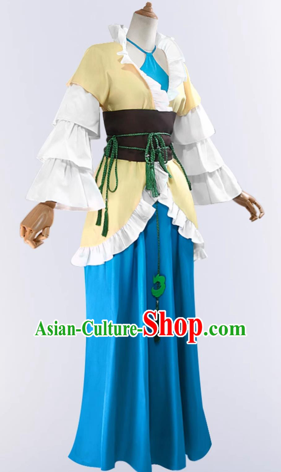 Ancient China Fairy Hanfu Dress Chinese Cartoon Fox Spirit Matchmaker Tushan Rongrong Attire Costume Ancient China Fairy Hanfu Dress Chinese Cartoon Fox Spirit Matchmaker Tushan Rongrong Attire Costume