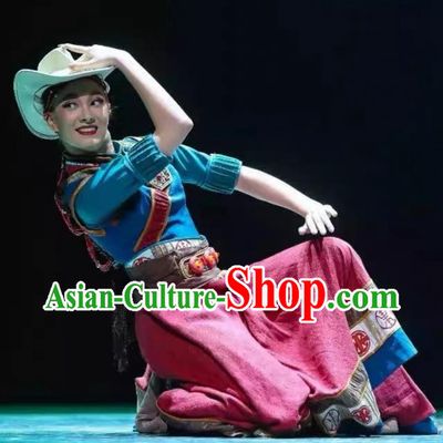 Herdsmen New Song Stage Performance Costume for the 12th Taoli Cup Dance