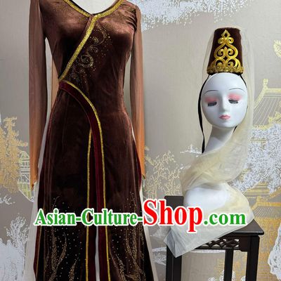 Desert Sand Sea Dance Costume Ethnic Performance Costume