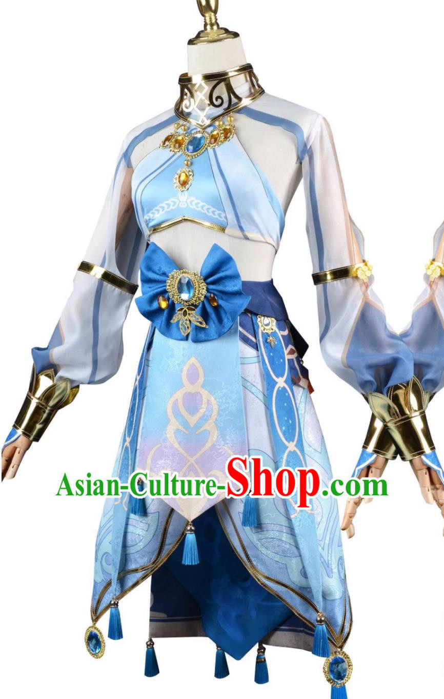 Genshin Impact Cosplay Costume Nilu Sumeru Dancer Costume Cosplay Female Outfit Game Anime Apparel