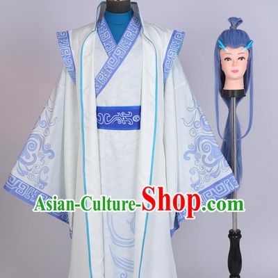 Nezha 2 The Devil Child Disturbs The Sea Cos Anime Costume Ao Bing Performance Costume Wig Dragon Horn Full Set