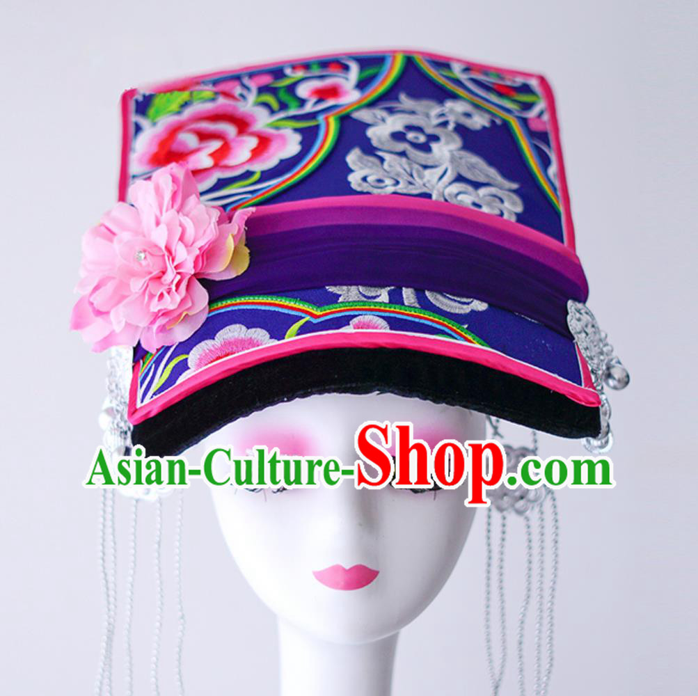 Chinese Ethnic Minority Dance Costume Blooming Rhododendron Stage Performance Clothing Women Group Dance Dress