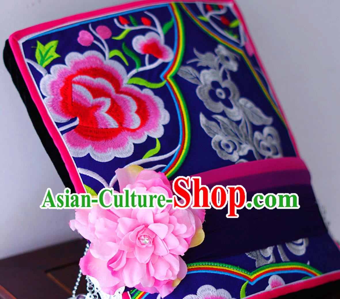 Chinese Ethnic Minority Dance Costume Blooming Rhododendron Stage Performance Clothing Women Group Dance Dress