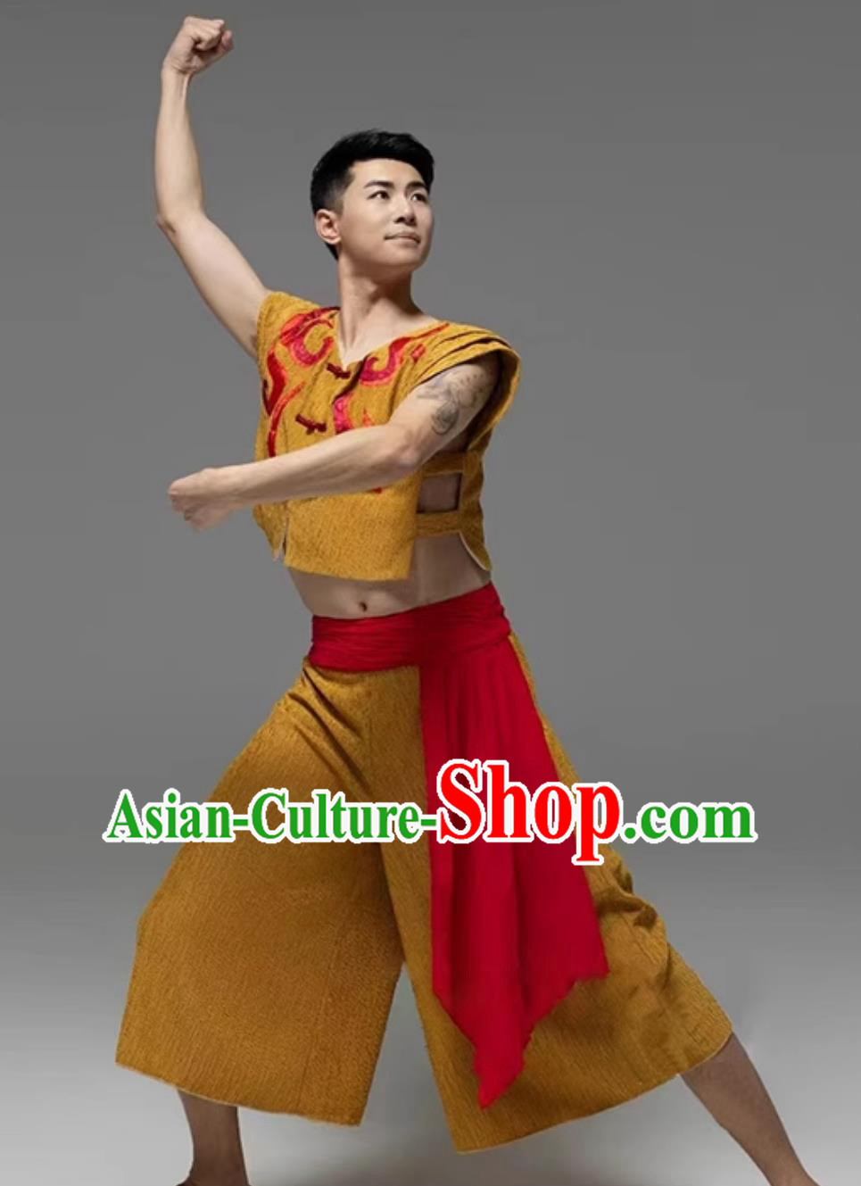 Harvest Song Dance Costume Wheat Threshing Chant Performance Outfit Song And Farmer Labor Dance Clothing