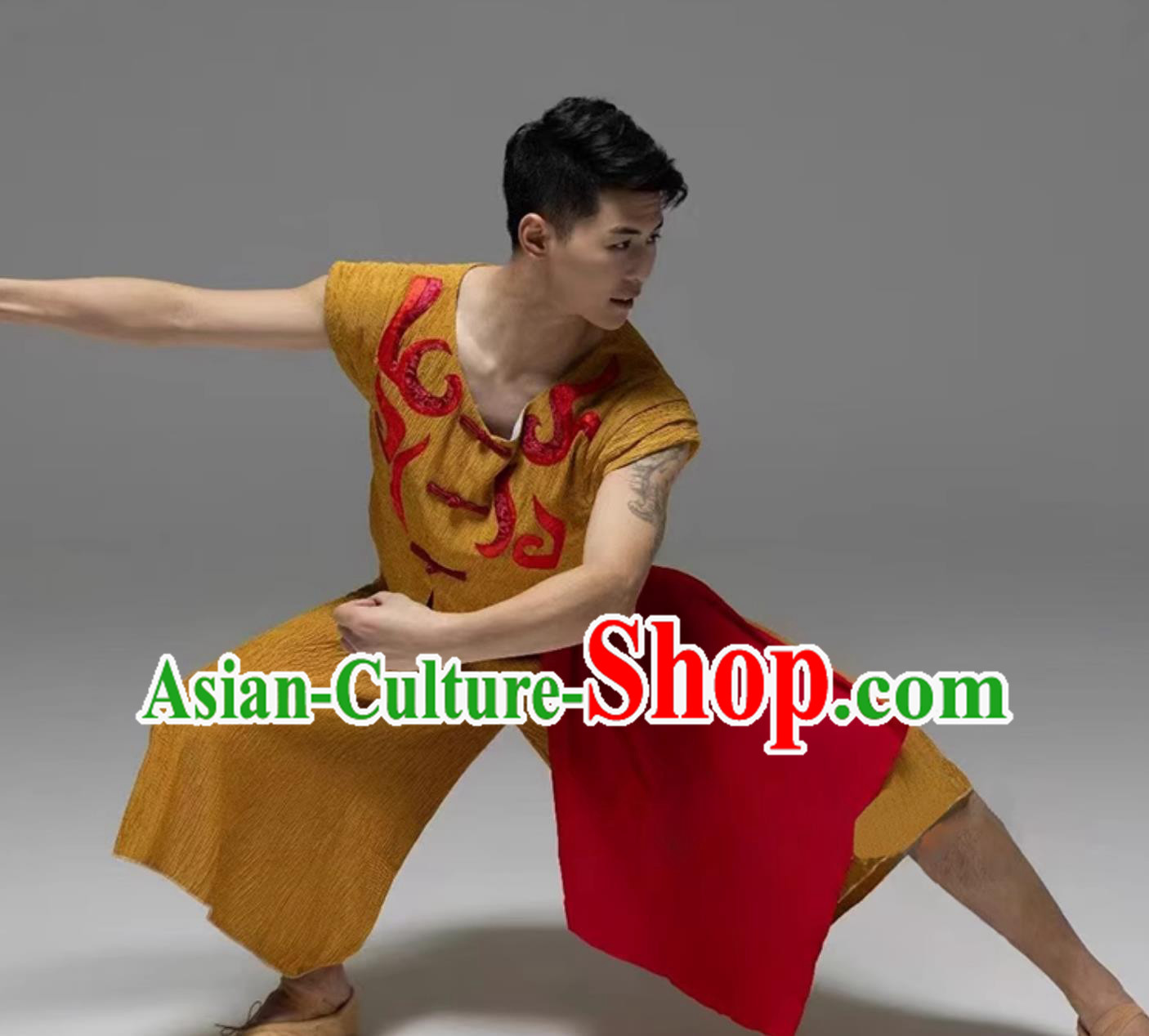 Harvest Song Dance Costume Wheat Threshing Chant Performance Outfit Song And Farmer Labor Dance Clothing