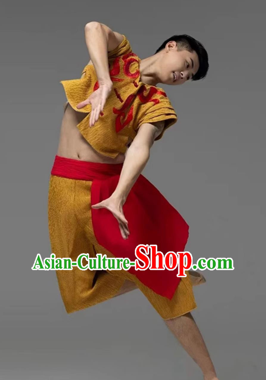 Harvest Song Dance Costume Wheat Threshing Chant Performance Outfit Song And Farmer Labor Dance Clothing