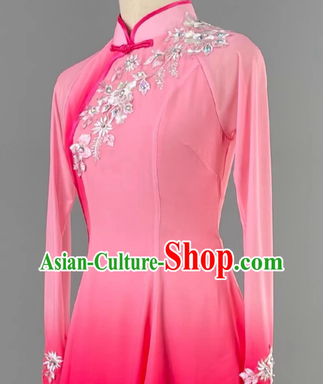 Classical Dance Costume Qianqian By The Fen River Dance Pink Outfit Traditional Chinese Style Jiaozhou Yangko Fan Dance Clothing