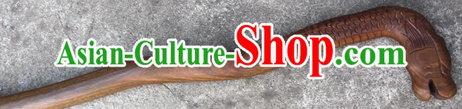 Chinese Hand Carved Cloud Dragon Cane Verawood Crutch Chinese Hand Carved Cloud Dragon Cane Verawood Crutch