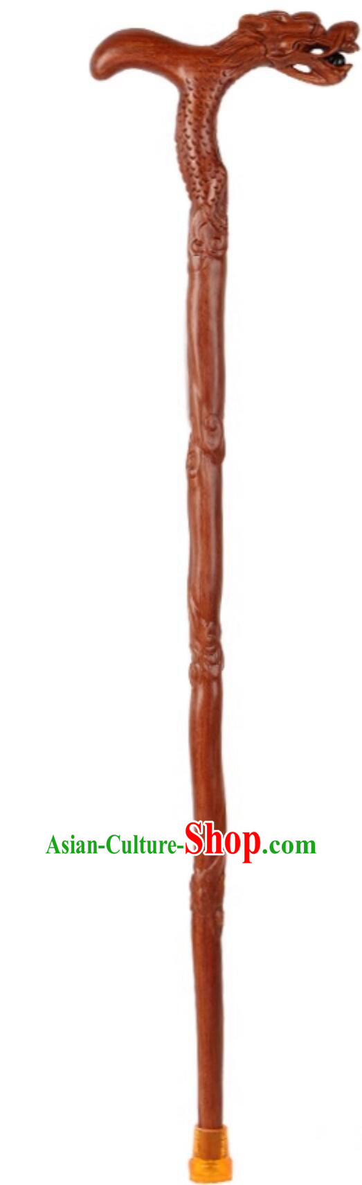 Chinese Hand Carved Cloud Dragon Cane Rosewood Crutch Chinese Hand Carved Cloud Dragon Cane Rosewood Crutch