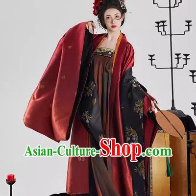 Tang Dynasty HanFu Chinese Women QiXiong BaPoQun Ancient Empress Dresses