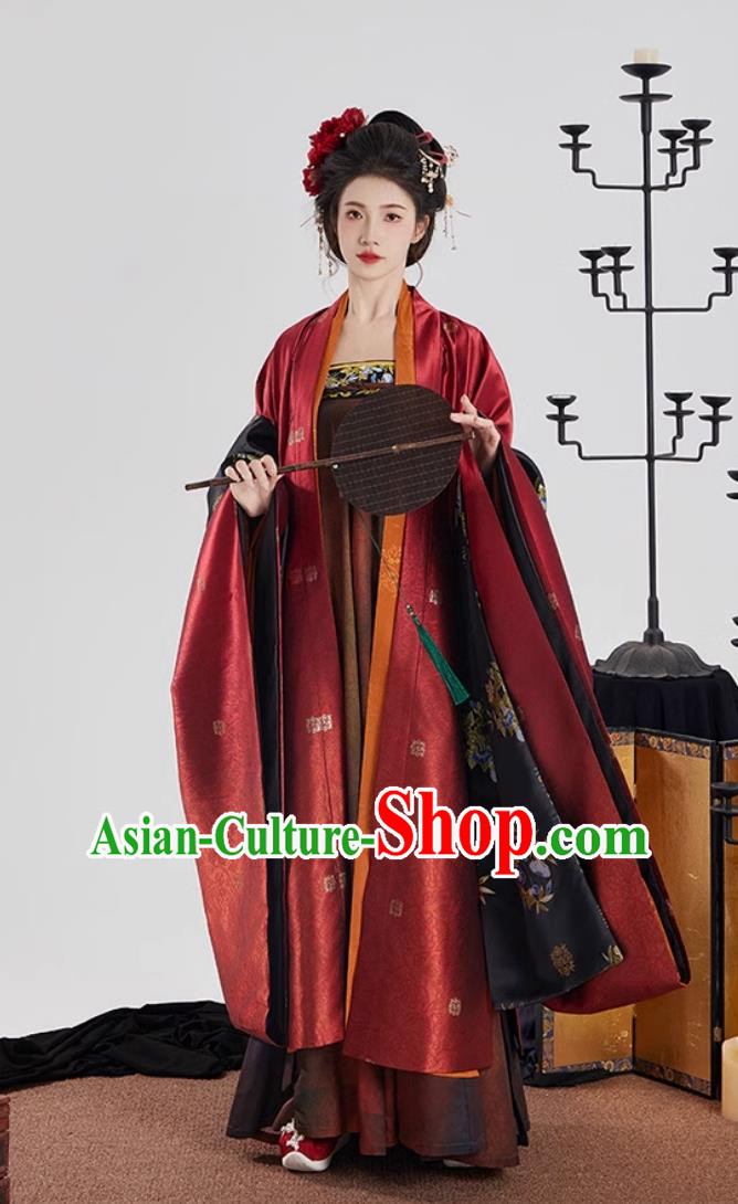 Tang Dynasty HanFu Chinese Women QiXiong BaPoQun Ancient Empress Dresses Tang Dynasty HanFu Chinese Women QiXiong BaPoQun Ancient Empress Dresses