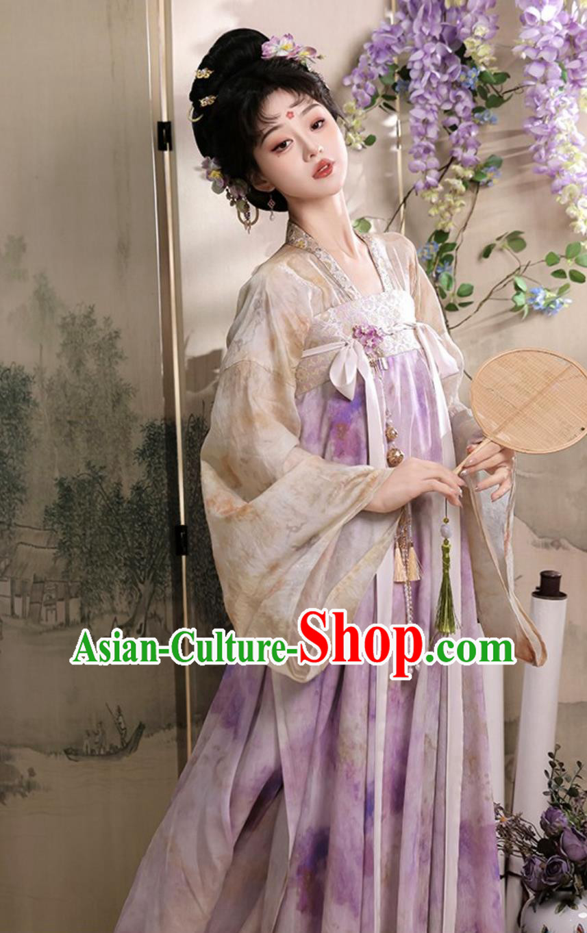 Traditional Chinese Clothing Tang Dynasty QiXiong Ruqun Women Hanfu Dress Traditional Chinese Clothing Tang Dynasty QiXiong Ruqun Women Hanfu Dress