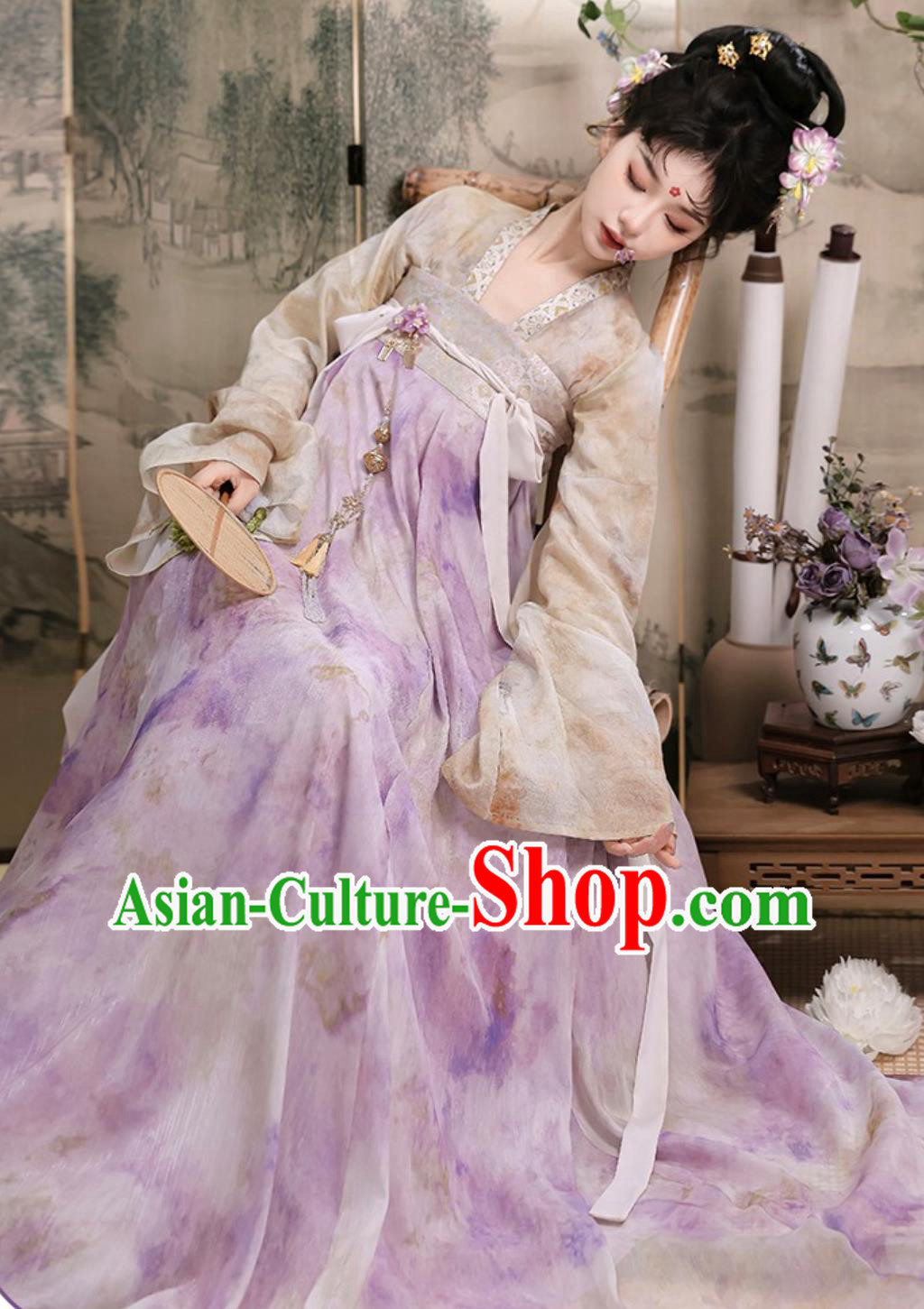 Traditional Chinese Clothing Tang Dynasty QiXiong Ruqun Women Hanfu Dress Traditional Chinese Clothing Tang Dynasty QiXiong Ruqun Women Hanfu Dress