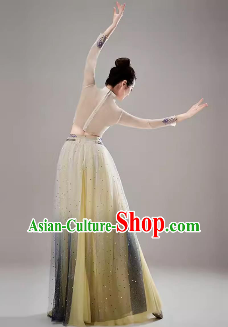 Xun Mountain Journey Women Dance Dress Chinese Classical Dance Performance Costume Xun Mountain Journey Women Dance Dress Chinese Classical Dance Performance Costume