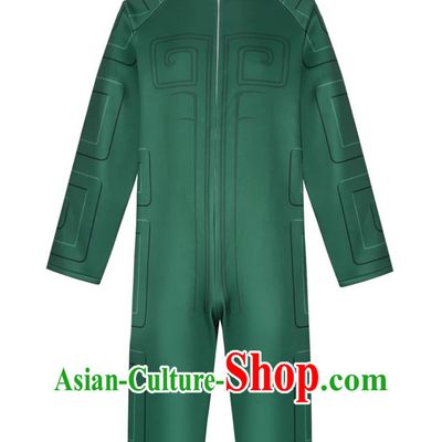 Nezha 2 Demon Child Havoc In The Sea Cosplay Costume Barrier Beast Green Set