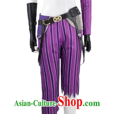Arcane Cosplay Costume Jinx Powder The Loose Cannon Lolita Anime Cosplay Outfit