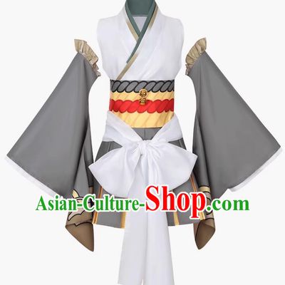 Kagamine Twins Onmyoji Collaboration Cosplay Costume Kagamine Rin Anime Cosplay Outfit