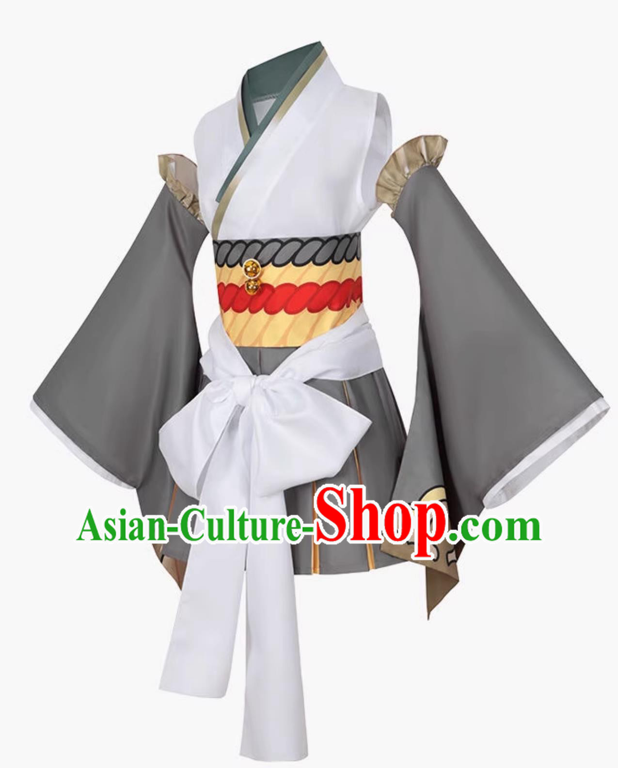 Kagamine Twins Onmyoji Collaboration Cosplay Costume Kagamine Rin Anime Cosplay Outfit Kagamine Twins Onmyoji Collaboration Cosplay Costume Kagamine Rin Anime Cosplay Outfit