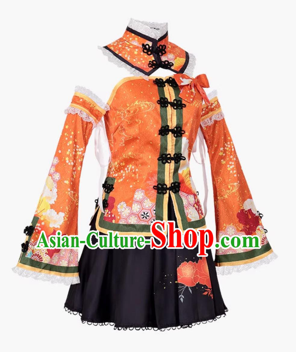 Love Live Cosplay Costume Kosaka Honoka Roleplay Outfit Love Live Cosplay Costume Kosaka Honoka Roleplay Outfit