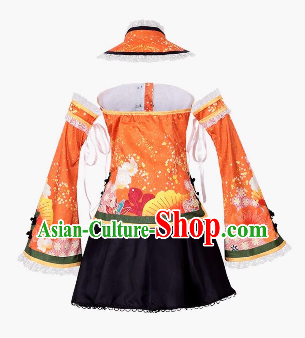 Love Live Cosplay Costume Kosaka Honoka Roleplay Outfit Love Live Cosplay Costume Kosaka Honoka Roleplay Outfit