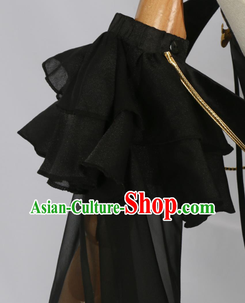Code Geass C C Black Dress Cosplay Costume Cos Queen Gown Code Geass C C Black Dress Cosplay Costume Cos Queen Gown