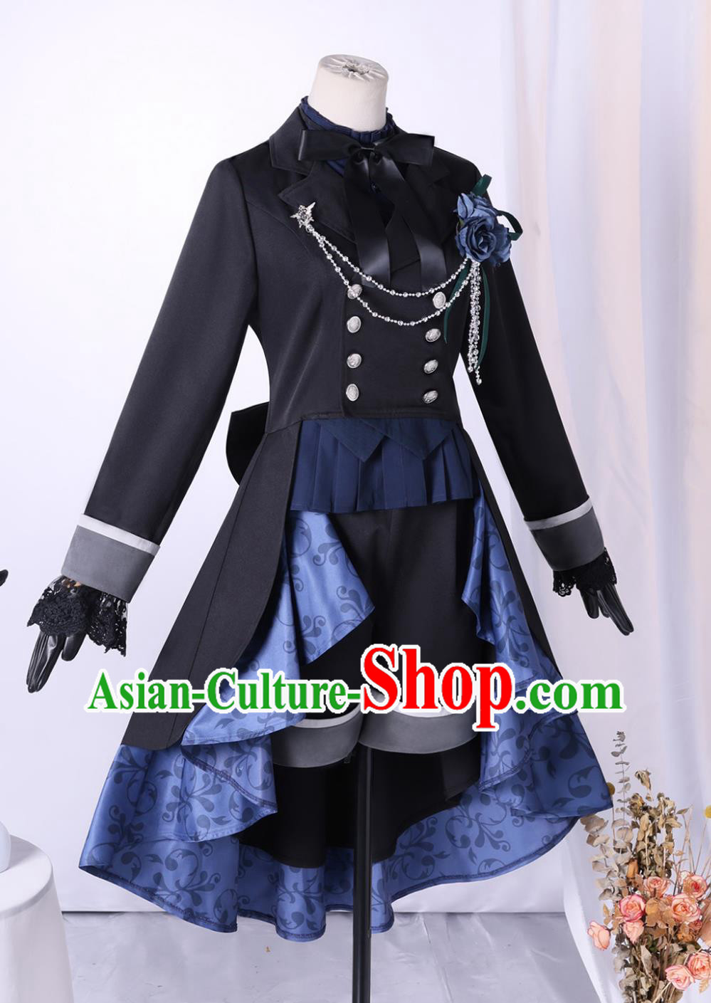 Black Butler Episode Black Rose Ciel Phantomhive Cosplay Costume Anime Outfit Black Butler Episode Black Rose Ciel Phantomhive Cosplay Costume Anime Outfit