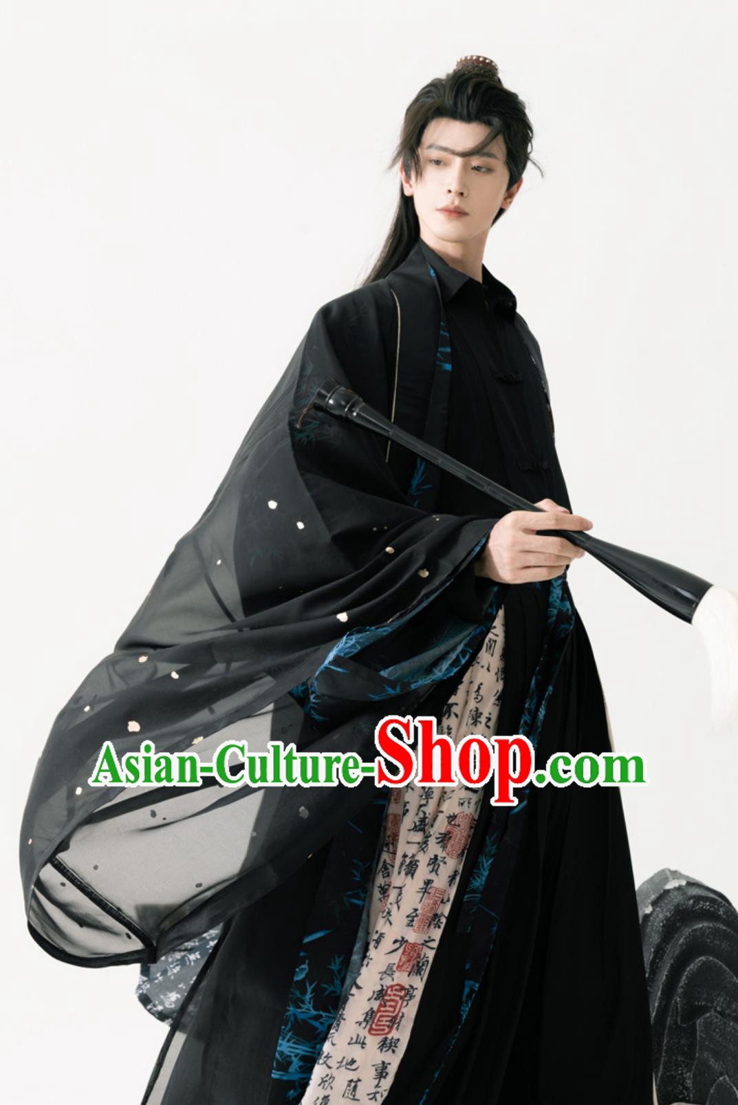 Traditional Chinese Clothing Wide Sleeve Hanfu Ancient Swordsman Costumes Complete Set Traditional Chinese Clothing Wide Sleeve Hanfu Ancient Swordsman Costumes Complete Set