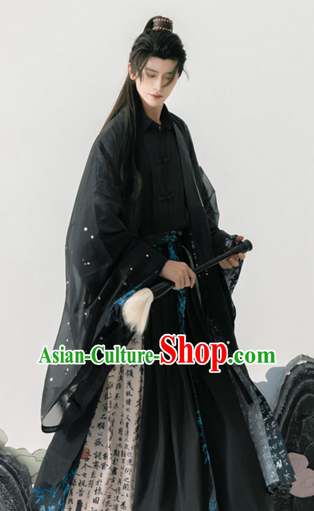 Traditional Chinese Clothing Wide Sleeve Hanfu Ancient Swordsman Costumes Complete Set Traditional Chinese Clothing Wide Sleeve Hanfu Ancient Swordsman Costumes Complete Set