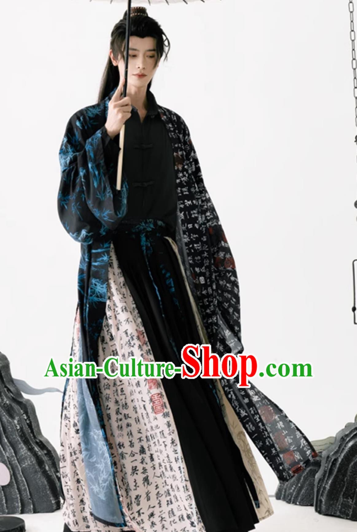 Traditional Chinese Clothing Wide Sleeve Hanfu Ancient Swordsman Costumes Complete Set Traditional Chinese Clothing Wide Sleeve Hanfu Ancient Swordsman Costumes Complete Set