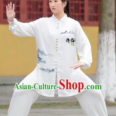 Women Tai Chi Suit Tai Chi And Ba Duan Jin Competition Performance Training Outfit