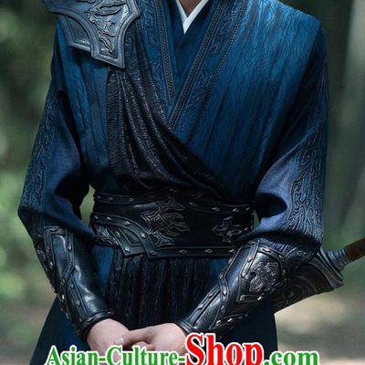 Ancient China Hero Clothing Traditional Chinese Hanfu TV Series Guardians of the Dafeng Young Warrior Xu Qi An Costume