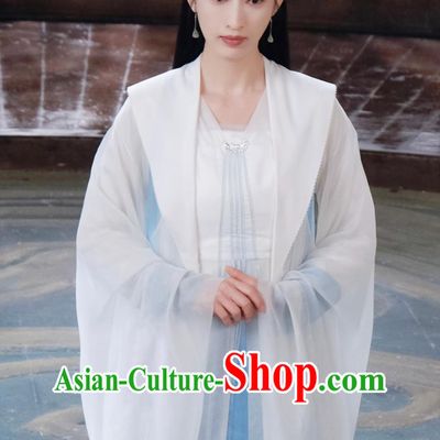Ancient Chinese Drama Fairy Dress Traditional Clothing TV Series A Moment But Forever Goddess Han Nu Costume