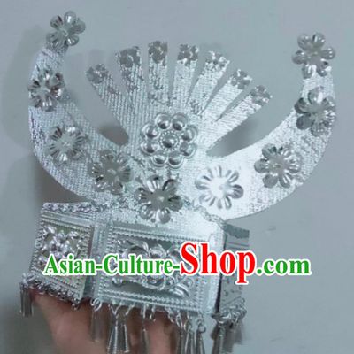 Children Guizhou Ethnic Minority Headwear Chinese Miao Kids Hat