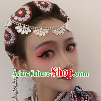 Yunnan Lijiang Naxi Headwear Chinese Minority Nationality Performance Accessories Ethnic Hair Hoop