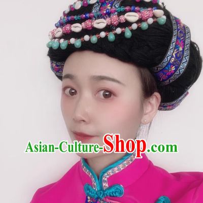 Yunnan Lijiang Lugu Lake Nujiang Pumi Naxi Lisu Mosuo Headwear
