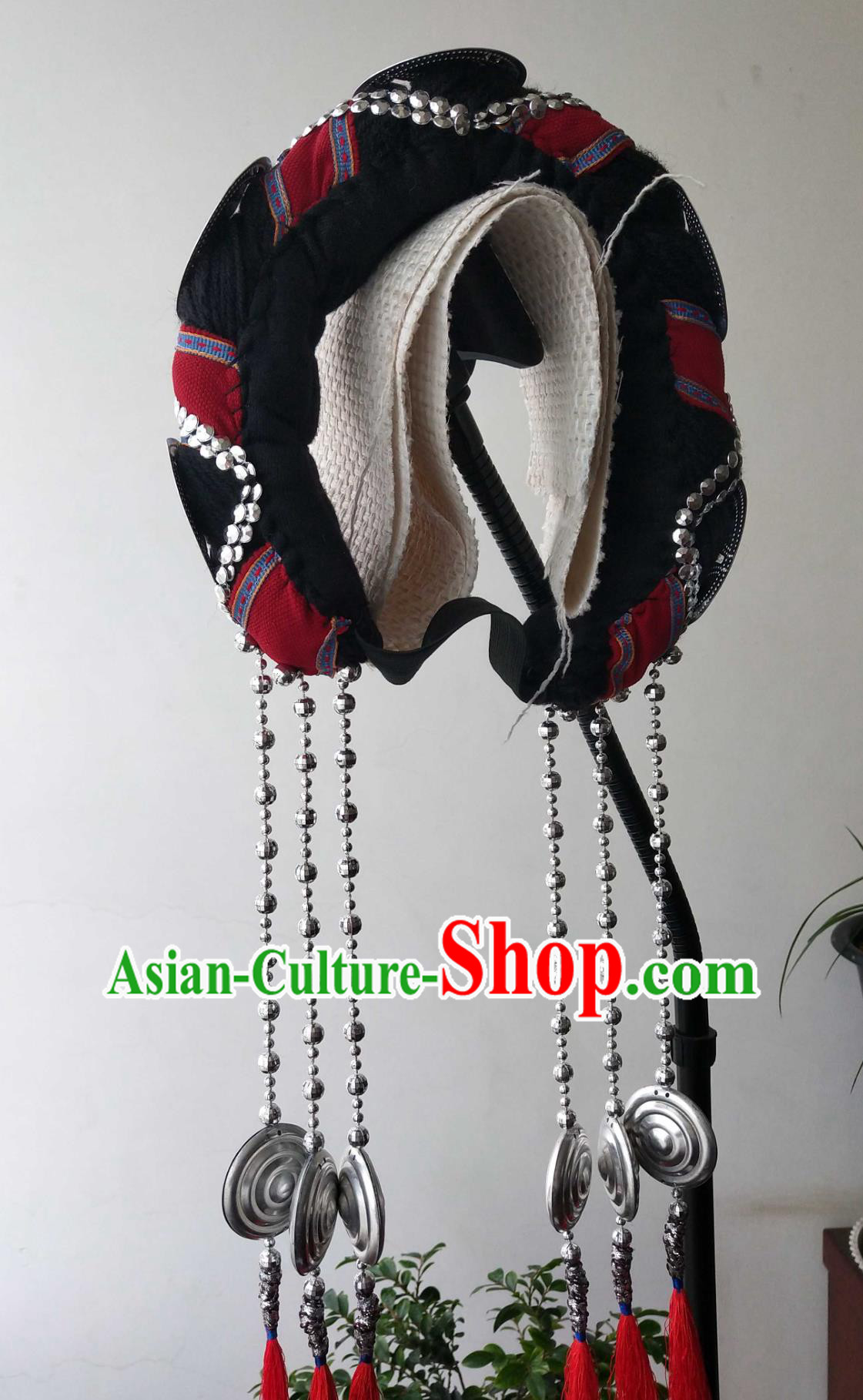 Handmade Yunnan Lijiang Ethnic Minority Naxi Headwear Dance Accessories