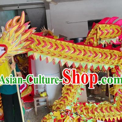 International Competition Net Dragon Standard Dragon Dance Prop Double Layer Mesh 9 Section Net Dragon Equipment Set