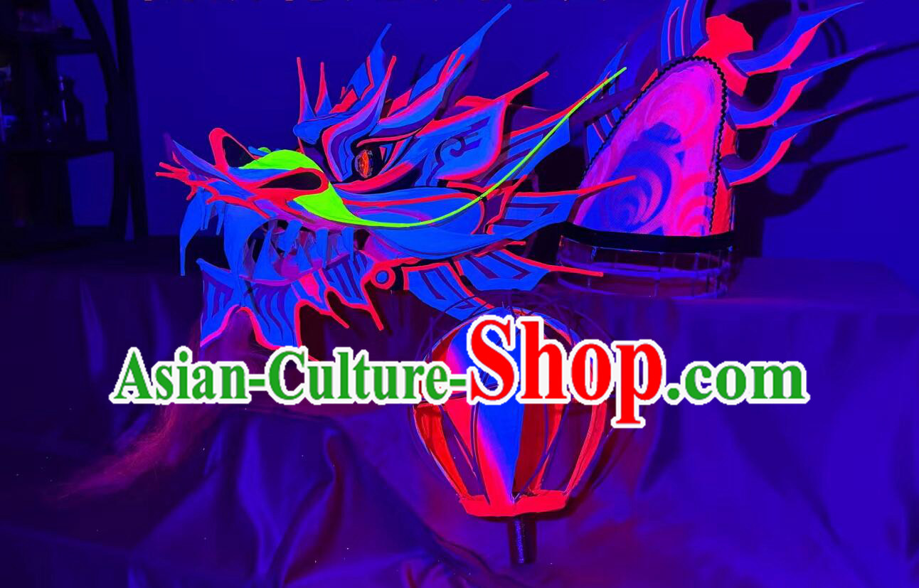 Professional Competition Dragon Dancing Equipment Chinese Parade Dragon Dance Costume Celebration Fluorescent Dragon Professional Competition Dragon Dancing Equipment Chinese Parade Dragon Dance Costume Celebration Fluorescent Dragon