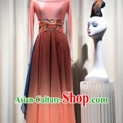Opening Dance Flared Dress Group Performance Ba Nu Tuo Ying Costume Classical Dance Outfit