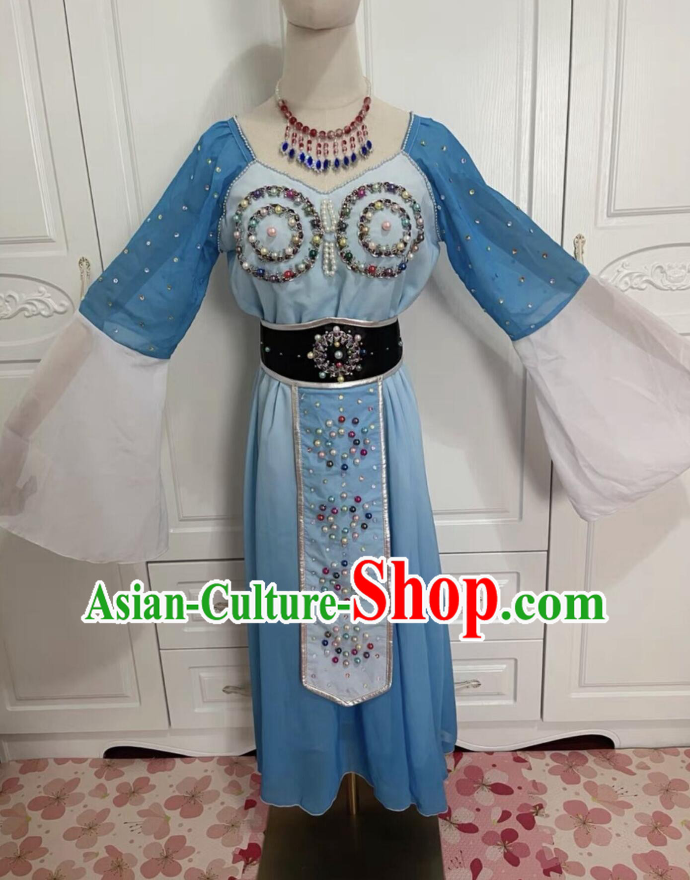 Version Journey To The West Wansheng Princess Blue Costume Version Journey To The West Wansheng Princess Blue Costume